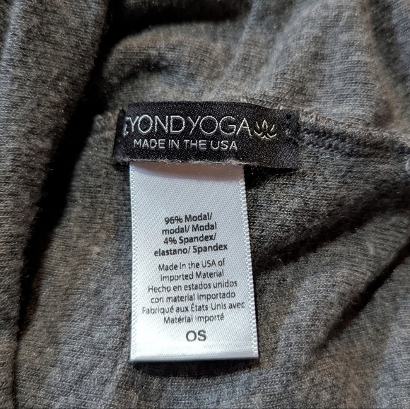Beyond Yoga Infinity Scar Grey Super Soft Modal Cotton - Picture 4 of 4